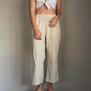 Linen Style Cotton Pants